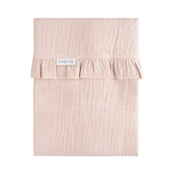 Laken Wieg Baby's Only Calm 80x100 Oud Roze Ruffle