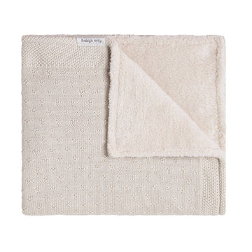 Ledikantdeken Baby's Only Mood Teddy Warm Linen