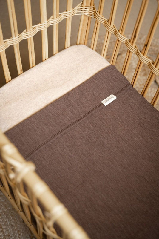 Deken Wieg Baby's Only Merino Fine Meadow Taupe
