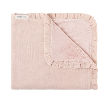 Deken Wieg Baby's Only Calm Teddy Oud Roze