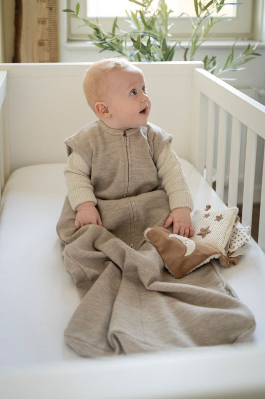 Baby's Only Slaapzak Merino Fine Meadow Ecru 90cm