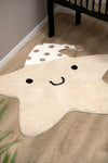 Vloerkleed Baby's Only Heaven Ster Clay/Warm Linen