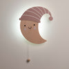 Wandlamp Baby's Only Heaven Maan Clay/Warm Linen