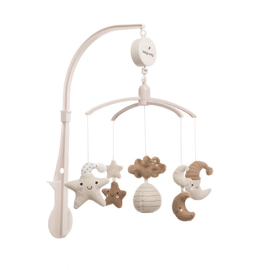 Muziekmobiel Heaven Baby's Only Clay/Warm Linen