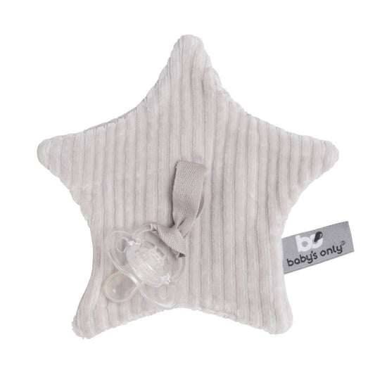Speendoekje Baby's Only Sense Ster Kiezelgrijs