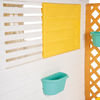 Speelhuis Dolu met Hek White/Blue/Yellow