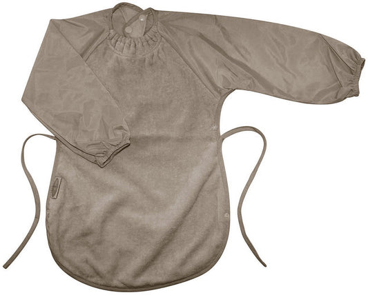 Slabber/Schort Silly Billyz Katoen Lange Mouw Taupe