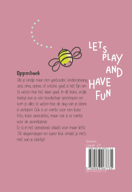 Oppasboek Jep! Indian Roze
