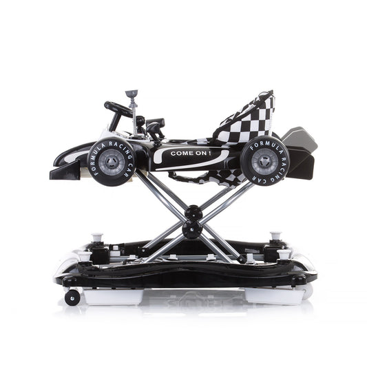 Loopstoel Chipolino 4-In-1 Racer Black/White