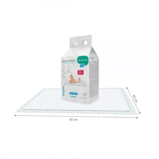 Onderleggers Babyono Hygiëne 40x60 20-pack