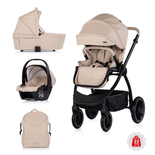 Kinderwagen Chipolino Prestige 3-in-1 Latte