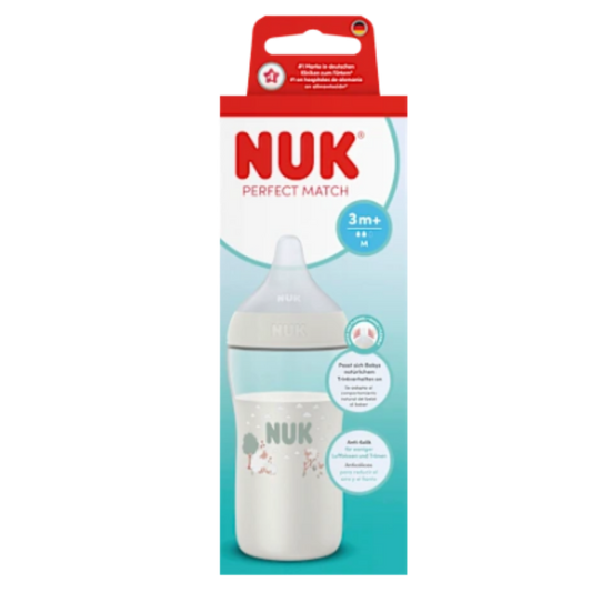 Fles NUK Perfect Match Schaap 260ML 3mnd