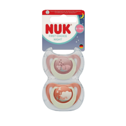 Fopspeen NUK Konijn/Schaap 2stk 6-18mnd