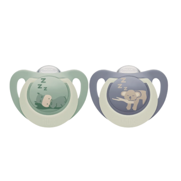Fopspeen NUK Hippo/Koala 2stk 18-36mnd