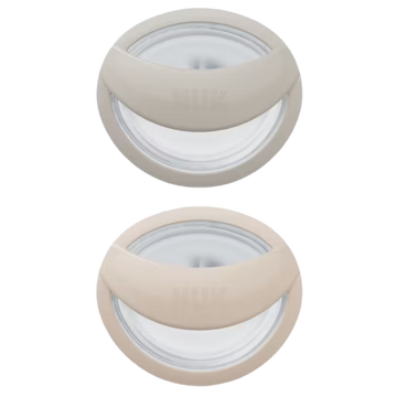 Fopspeen NUK Mommyfeel Grijs/Beige 0-9mnd 2-pack