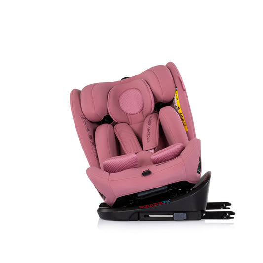 Autostoel Chipolino Techno I-Grow 360 I-Size Powder Pink