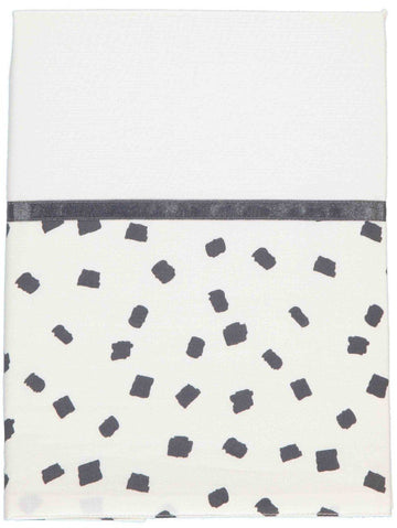 Laken Wieg Briljant Baby Flocks Dark Grey