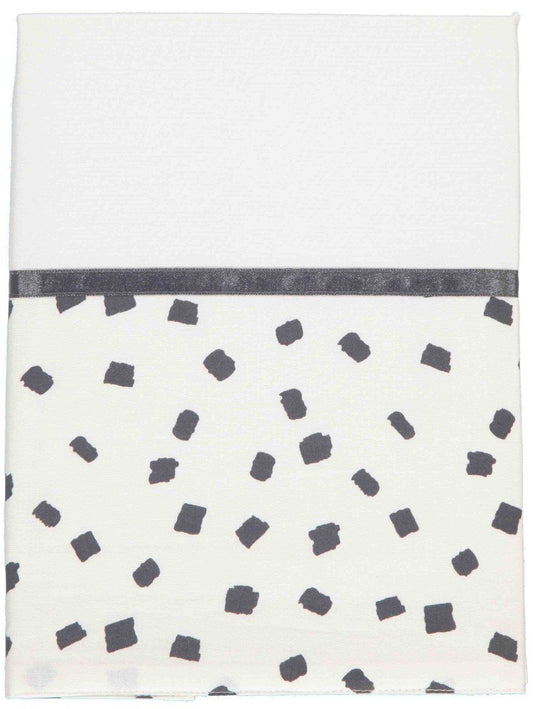 Laken Wieg Briljant Baby Flocks Dark Grey
