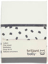 Laken Wieg Briljant Baby Flocks Dark Grey