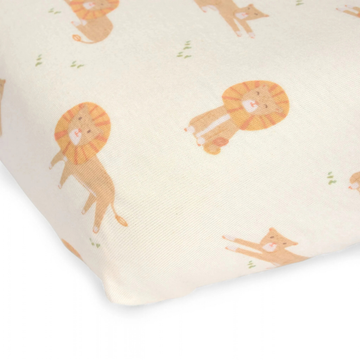 Hoeslaken Wieg Little Dutch Safari Leo Geel