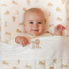 Hoeslaken Ledikant Little Dutch Safari Leo Geel