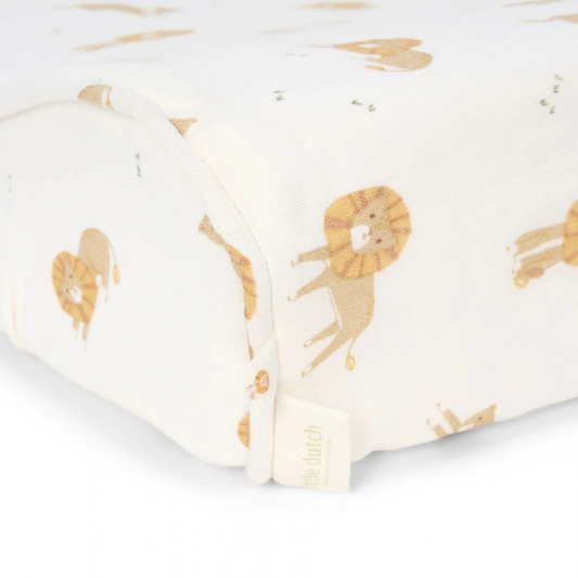 Aankleedkussenhoes Little Dutch Safari Leo