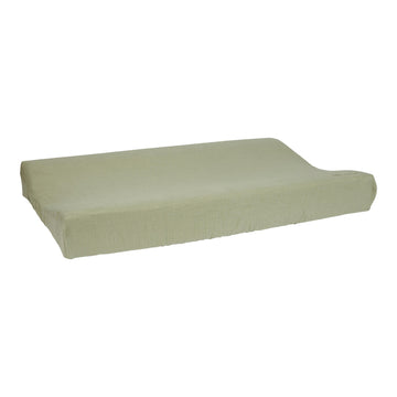 Aankleedkussenhoes Little Dutch Hydrofiel Pure Olive