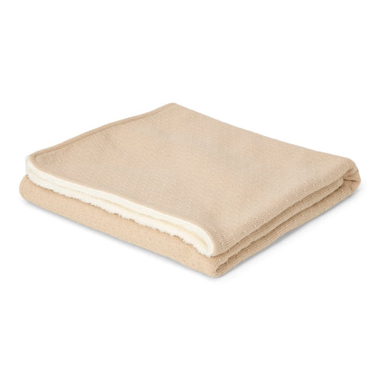 Deken Wieg Little Dutch Pure Beige Gebreid Fleece