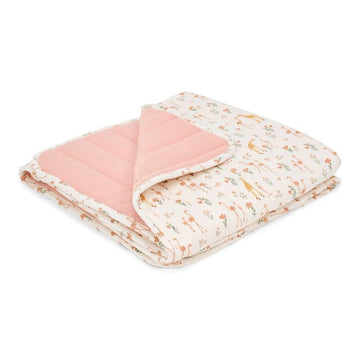 Deken Ledikant Little Dutch Blooming Safari Roze