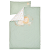 Dekbedovertrek Junior Little Dutch Safari Leo Groen 120x150