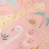 Overtrek Little Dutch 120x150 Blooming Safari Roze