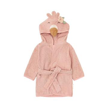 Badjas Little Dutch Flamingo Roze 74/80