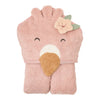 Badjas Little Dutch Flamingo Roze 74/80