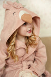 Badjas Little Dutch Flamingo Roze 74/80