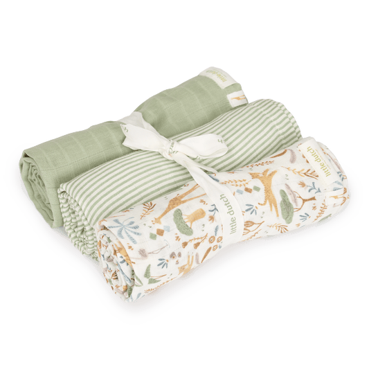 Swaddle Doek Little Dutch Safari Wonders 70x70 3st