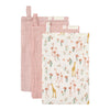 Washandje Little Dutch Blooming Safari Roze 3st