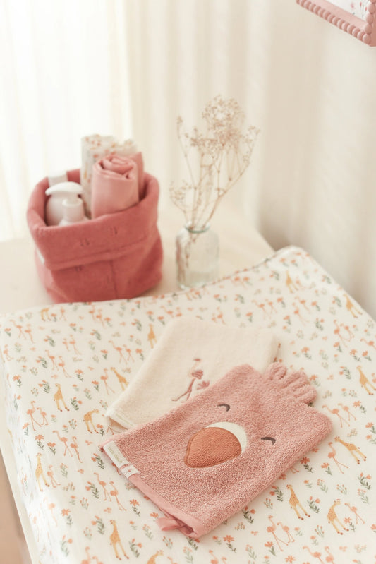 Washandje Little Dutch Flamingo Roze 2st