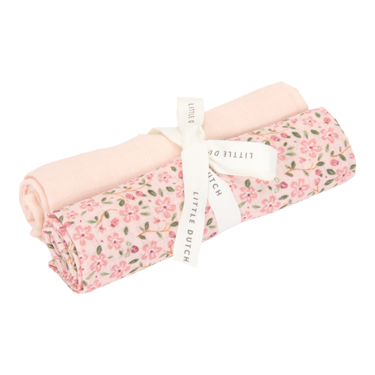 Swaddle Doek Little Dutch Fairy Floral & Blossom 70x70 2st
