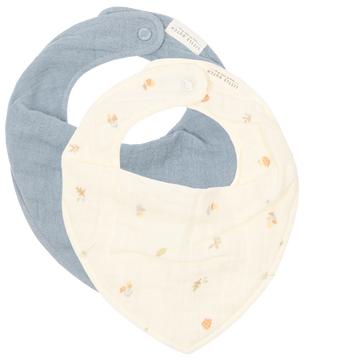 Slabber Bandana Little Dutch Forest Treasures & Denim Blue 2 St