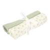 Swaddle Doek Little Dutch Blueberry Leaves & Sage 70x70 2st