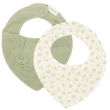 Slabber Bandana Little Dutch Blueberry Leaves & Sage 2St