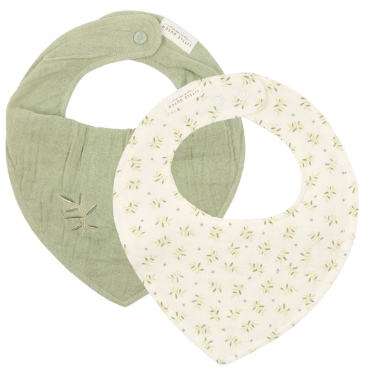 Slabber Bandana Little Dutch Blueberry Leaves & Sage 2St