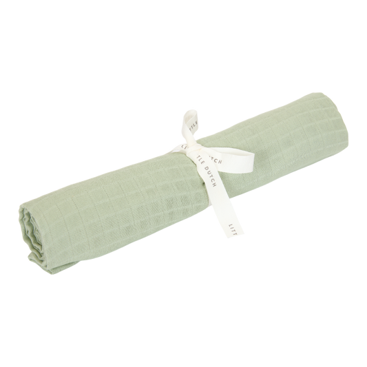 Swaddle Doek Little Dutch Pure Hydrofiel Pure Sage 120x120