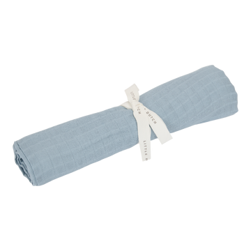 Swaddle Doek Little Dutch Pure Hydrofiel Pure Denim Blue 120x120