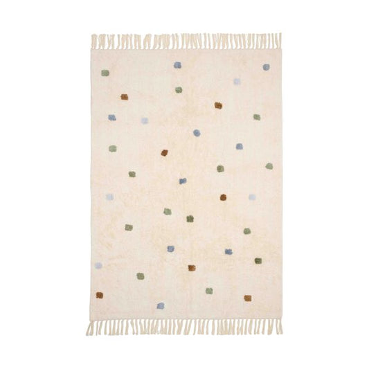 Vloerkleed Little Dutch Dot Mixed Blue