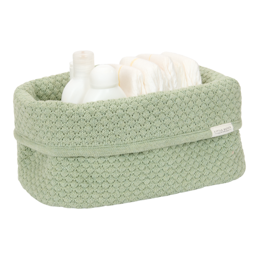 Mand Groot Little Dutch Pure Sage Gebreid