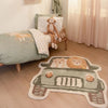 Vloerkleed Little Dutch Safari Friends Safari Jeep