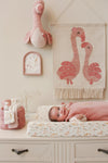 Wandkleed Little Dutch Flamingo Roze