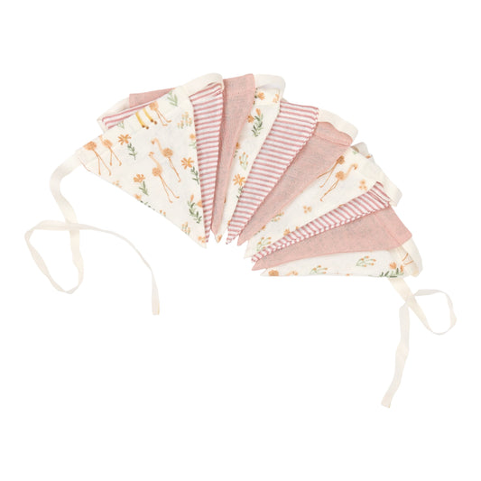 Decoratie Slinger Litlle Dutch Blooming Safari Roze