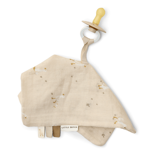 Speendoekje Little Dutch Little Goose Beige